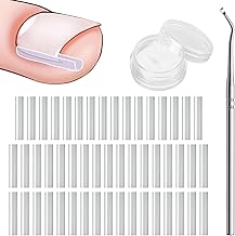 Ingrown Toenail Corrector Set - 40 Painless Nail Straightener Strips with Toenail Lifter - Easy to Use Ingrown Toenail Tool Kit