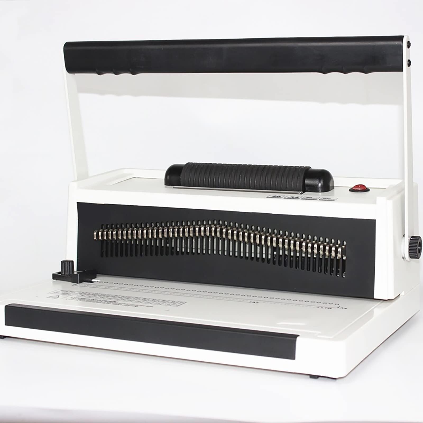 Rilegatrice a spirale a 46 fori, professionale, manuale, perforatrice per documenti e presentazioni di ufficio