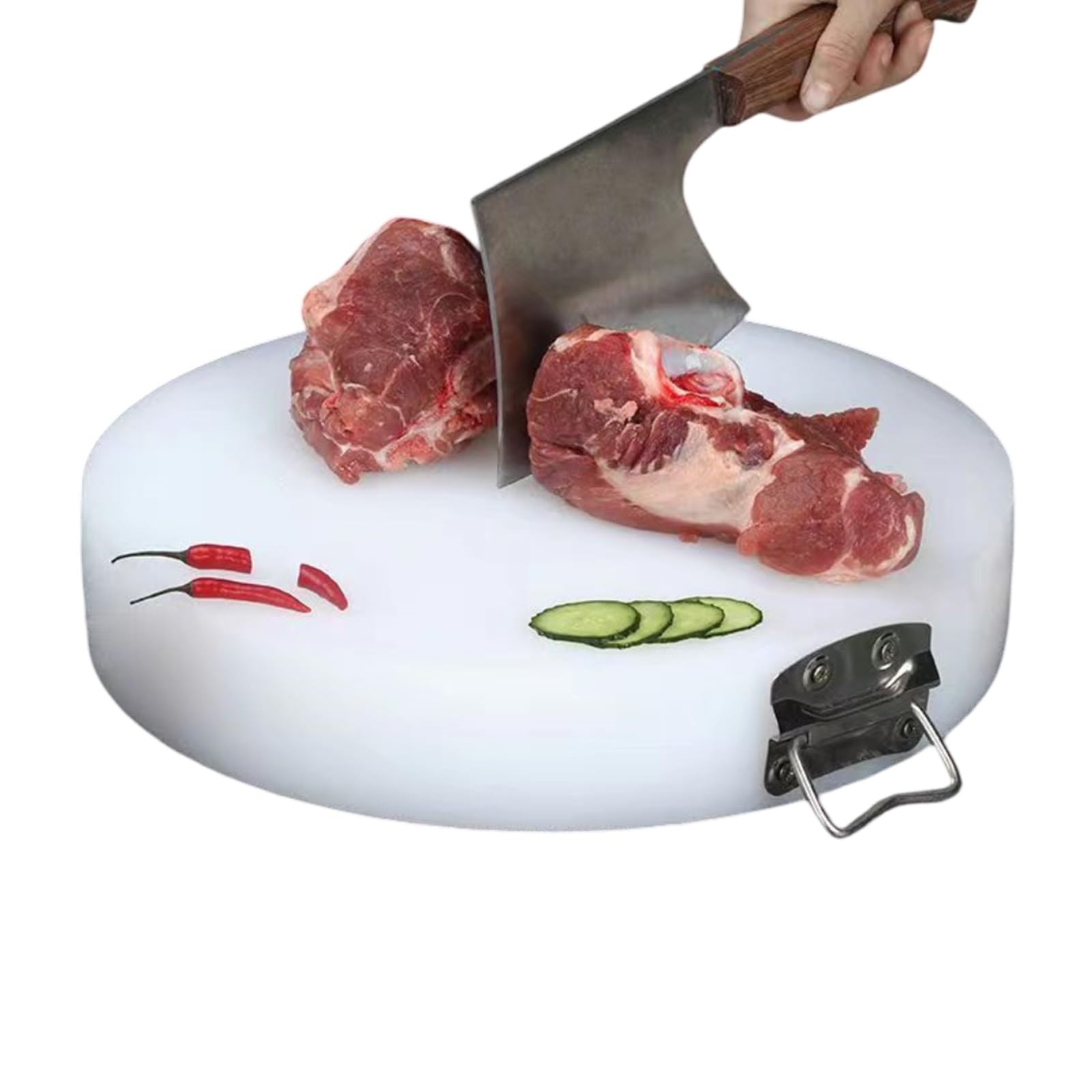Tabla de cortar de grano final para uso en cocina resistente, bloque de carnicero grande para carne, verduras y preparación de chef