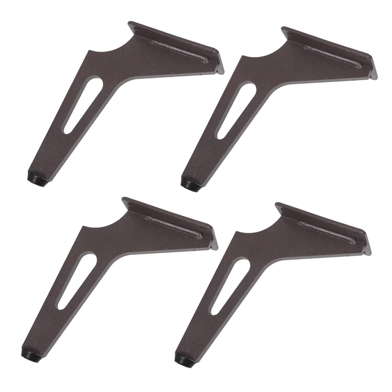 UYHBCNQD Steel Replacement Legs 4Pcs Furniture Legs Set Side-Mount Furniture Foots Benches Feets Metal Sofa Dressers Support Legs Sturdy