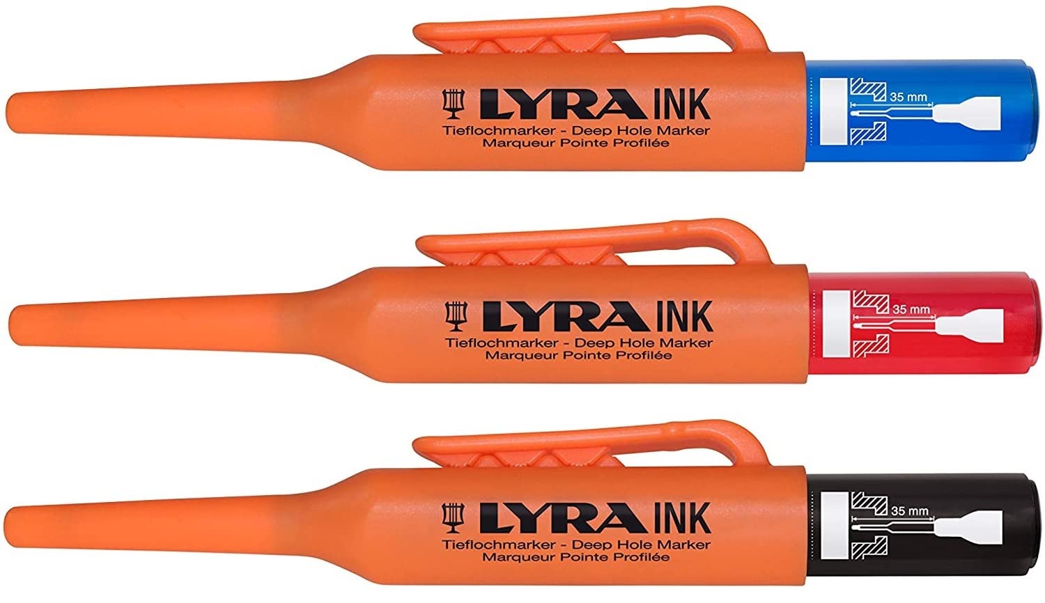 Lyra Rotulador para agujeros profundos L4487001-1-1, color