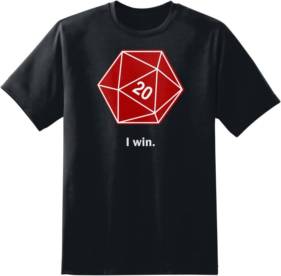 Sexy Hackers I Win D20 Dice Men's Unisex T-Shirt