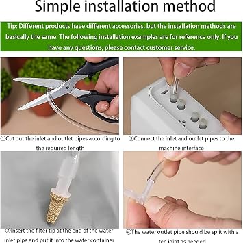 Garden automatic watering system, solar energy charging intelligent automatic watering device, double pump controller timer system, LED display, for garden plants greenhouse