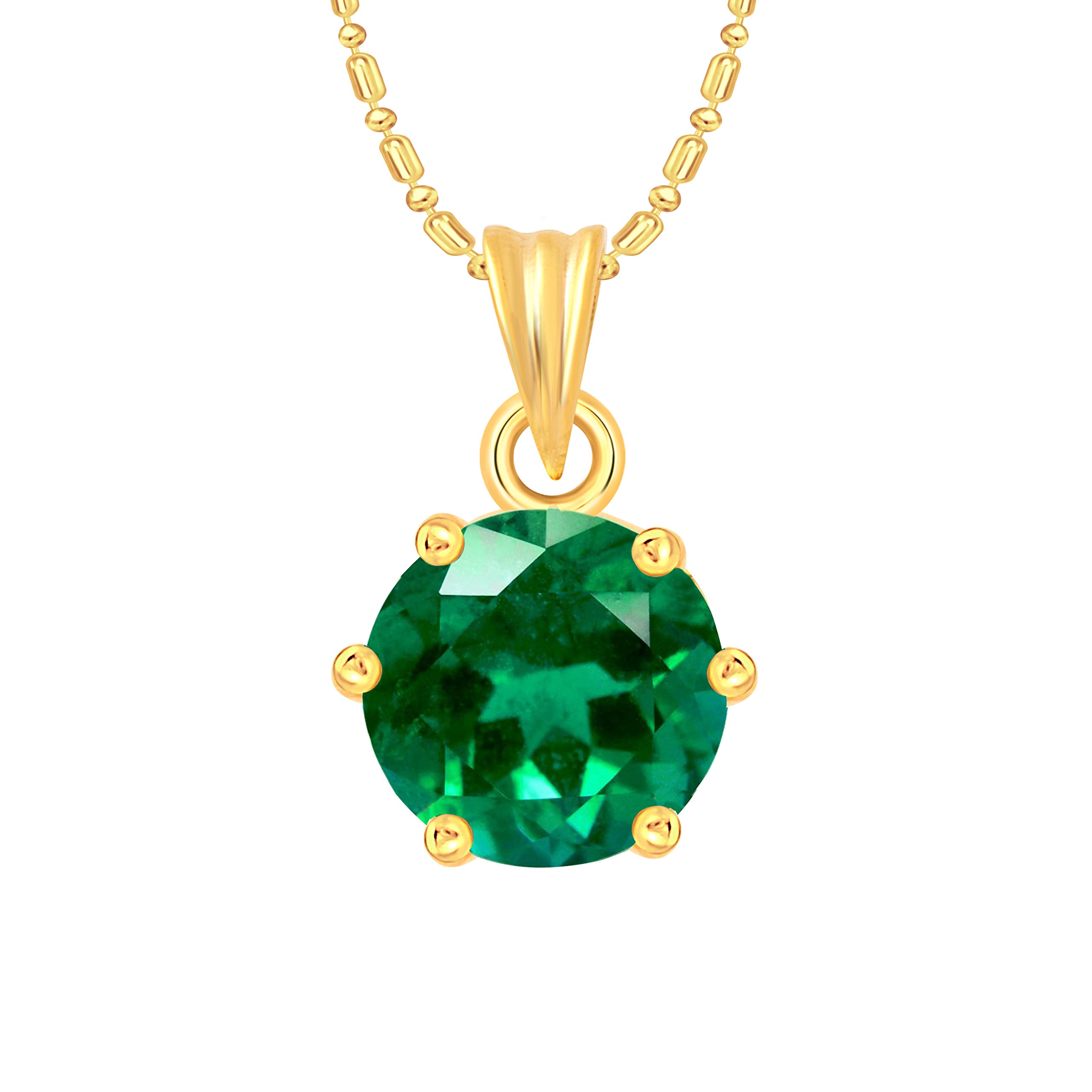 Vighnaharta valentine day gift valentineday gift for her gift for him gift for women gift for men Valentine Solitaire ( 10 mm ) LOVE Heart CZ Gold Plated Alloy Pendant with Chain for Girls [VFJ1367PG-GOLD-GREEN ]-image-16