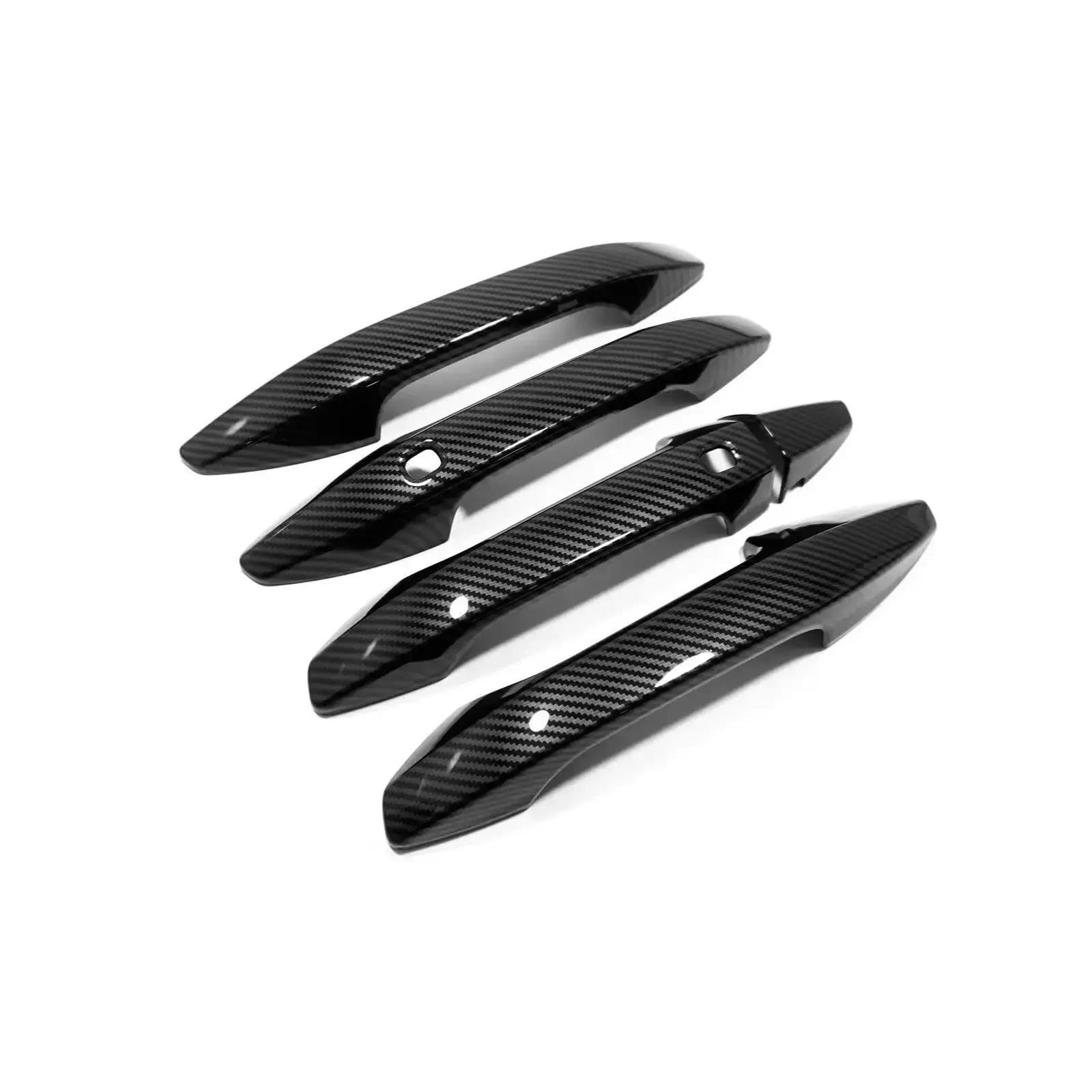 Jtwmty Carbon Black For Kia For Sportage Nq5 Lhd 2022-2024 Abs Chrome Carbon Glossy Black Door Handle Cover Sticker Car Accessories(Carbon Black)