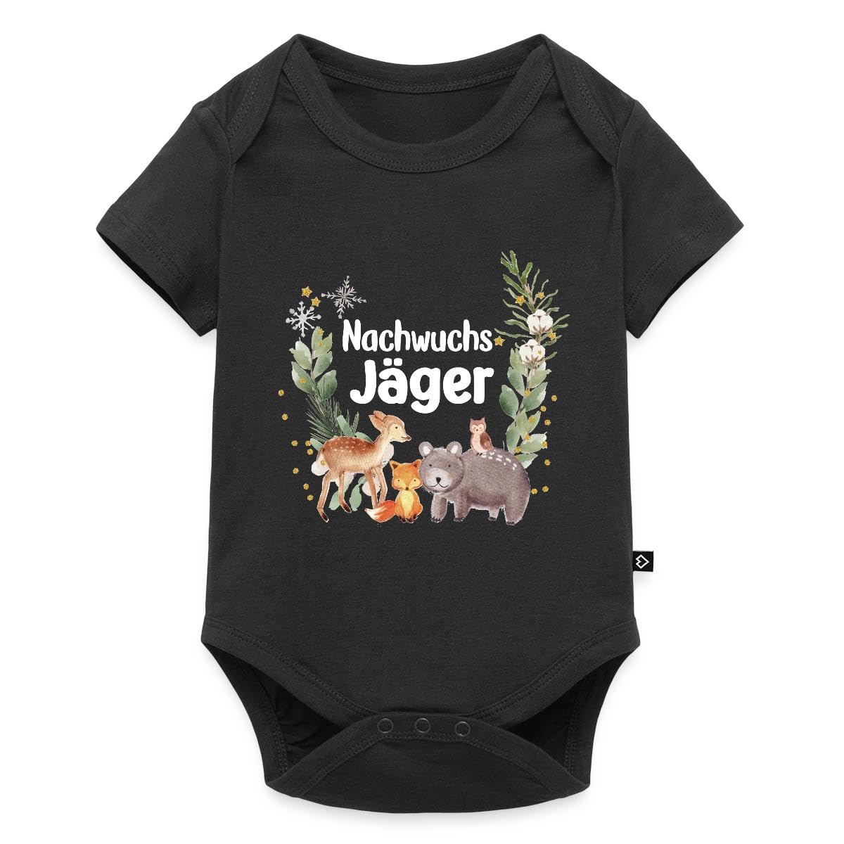 Spreadshirt Nachwuchsjäger Nachwuchs Jäger Kurzarm Tages Baby Body