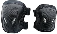 Vista 2 de Juego de almohadillas protectoras unisex para adultos, para deportes al aire libre, rodilleras, codo, muñeca, para patineta, ciclismo, patinaje