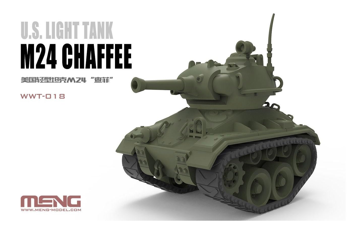 MENG Model - US Light Tank M24 Chaffee (Cartoon)