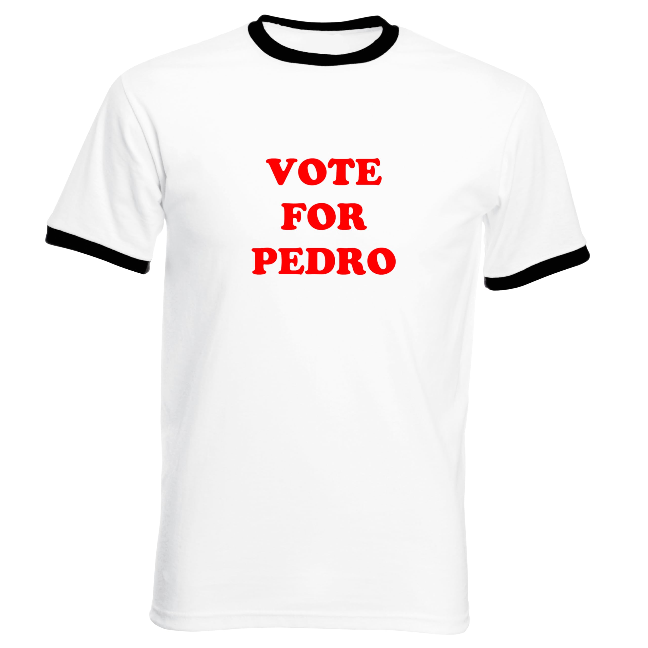 Vote for Pedro Napoleon Dynamite Inspired Mens T Shirt Movie Movies (UK, Alpha, M, Regular, Regular, White)