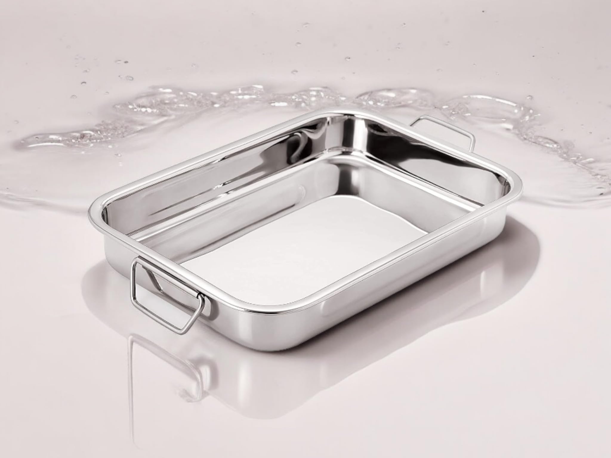 Buy Jayco Luxuria Stainless Steel Tray with Handles for Baking