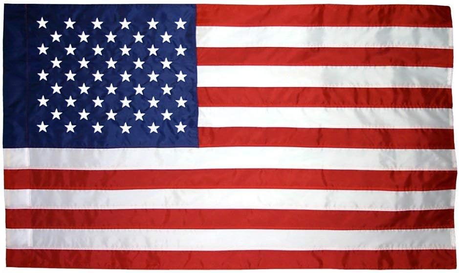 3' x 5' American Flag w/Pole Sleeve - Nylon