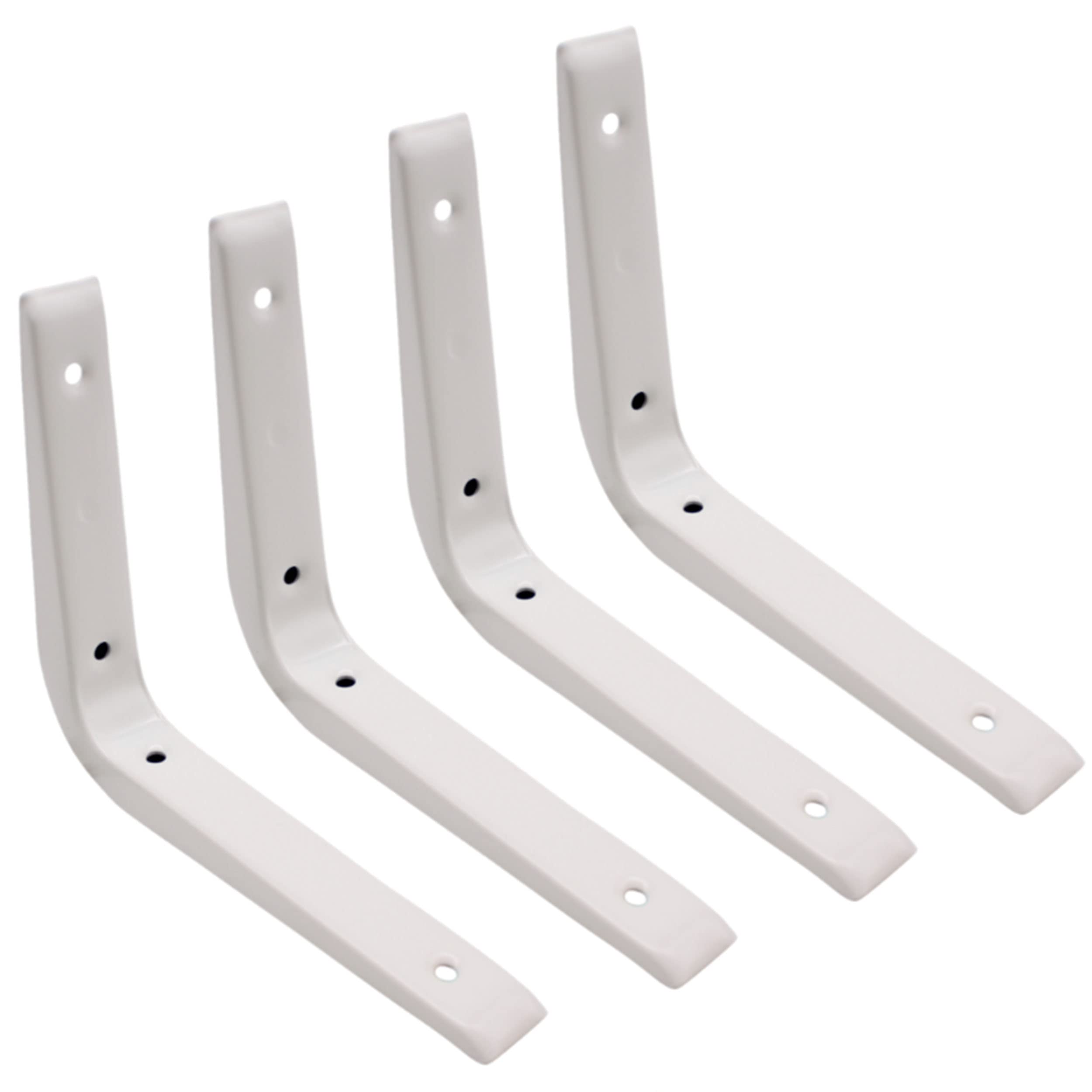 Eai White Strong Shelf Bracket Reinforced 150X125mm Pack Of 4 Brand