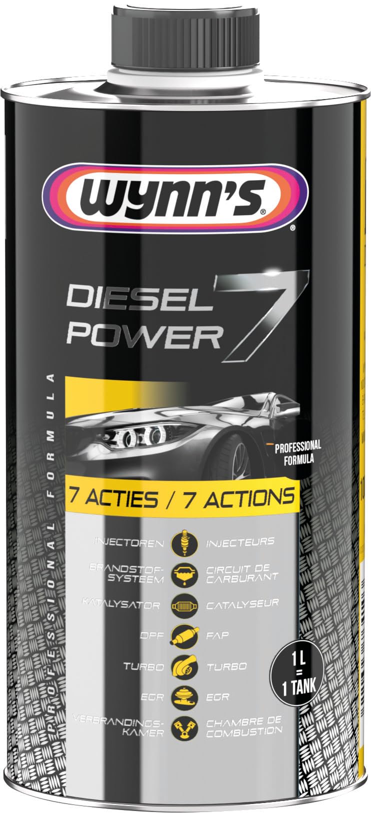 Diesel Power 7 Complete Action Fuel Additive Optimises Engine Performance 1L