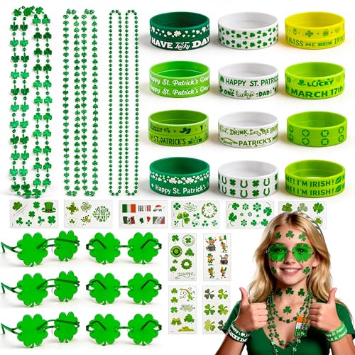 Décorations Saint-Patrick : lot de 109 accessoires pour réussir votre fête irlandaise