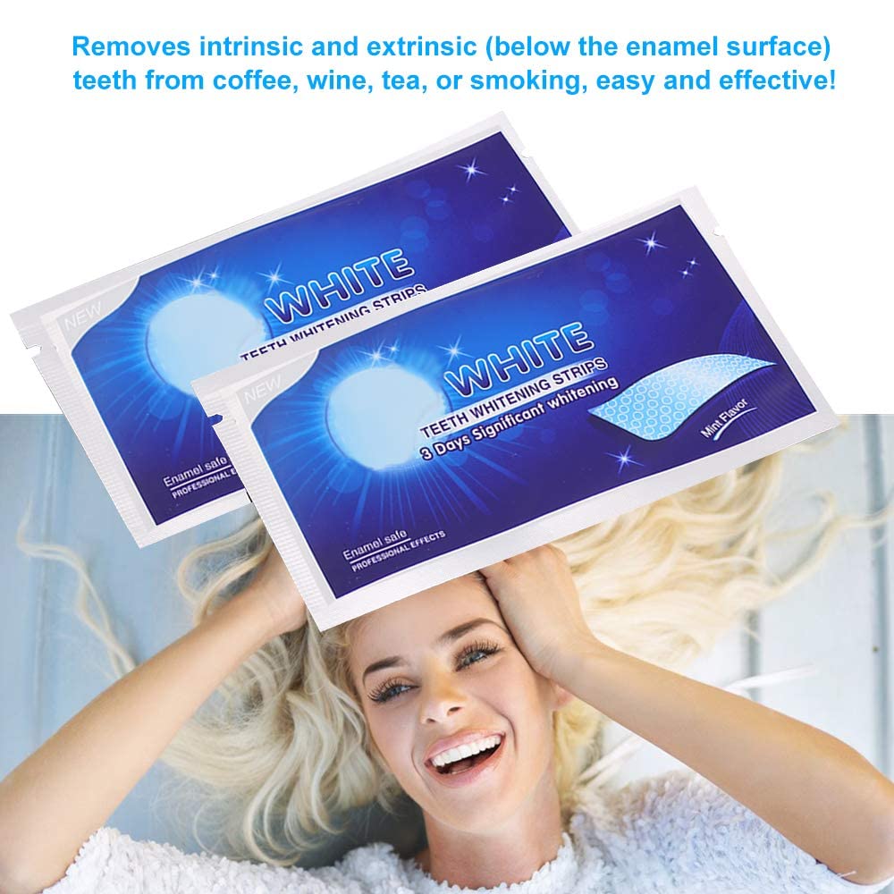 7PCS Teeth Whitening Strips Teeth Whitener Remove Coffee Tea and Tobacco 3