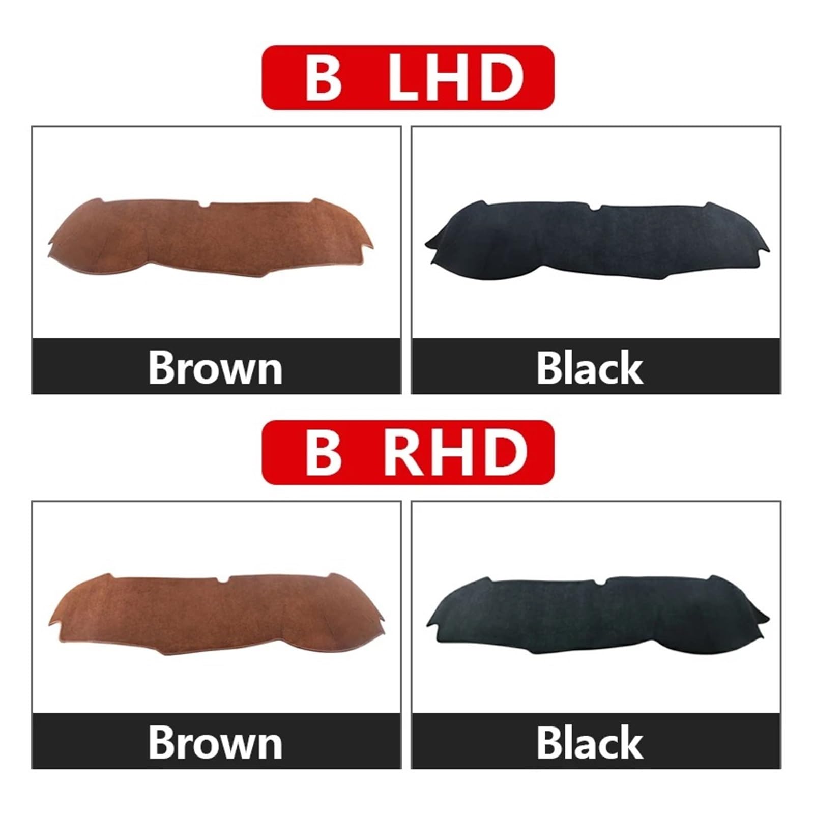 Protector Salpicadero Para Kia Para Sportage 4 QL 2016-2021 Cubierta Del Salpicadero Coche Evitar La Almohadilla De Luz Panel Instrumentos Anti-UV Alfombra Resistente | B RHD Black