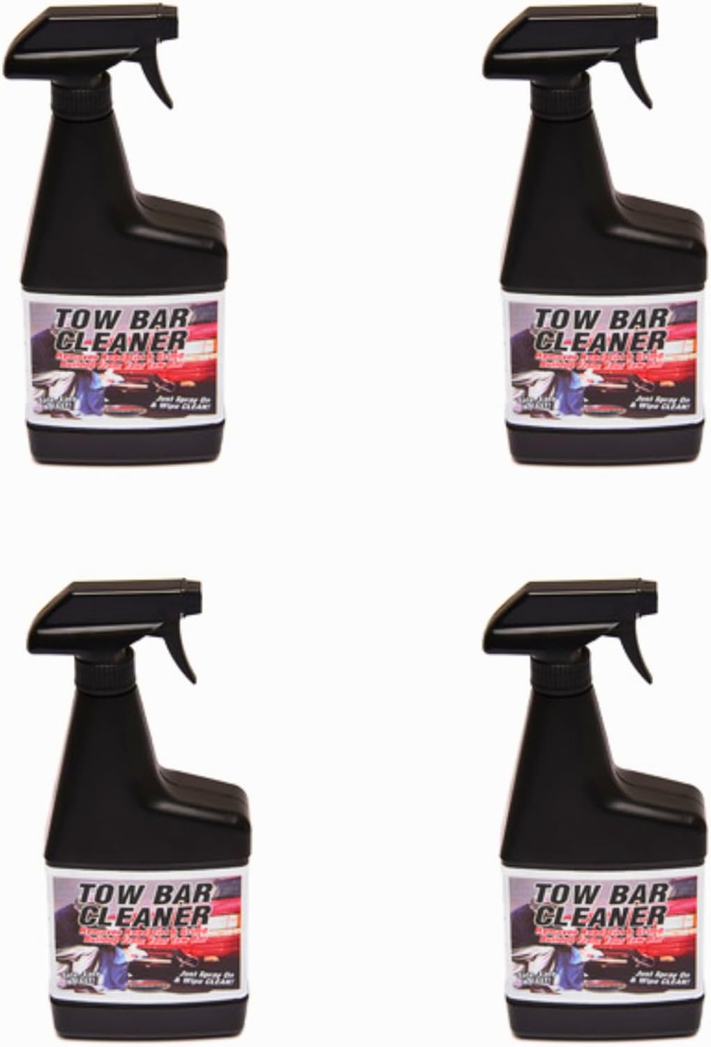 Roadmaster 9932-QTY4 Pack of 4 Tow Bar Cleaner Compatible with All Roadmaster Tow Bars | 22 oz Spray Bottles | Removes Dirt & Corrosion | Extends Tow Bar Lifespan | Provides Smooth Operation