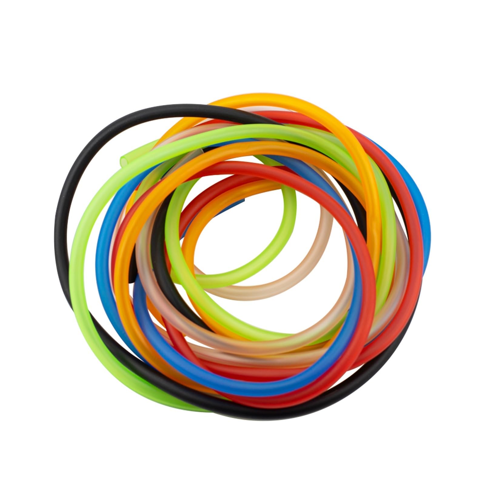 Tubo de goma de látex, tubo de aceite de motocicleta, manguera de combustible de goma de silicona, multicolor (rojo)