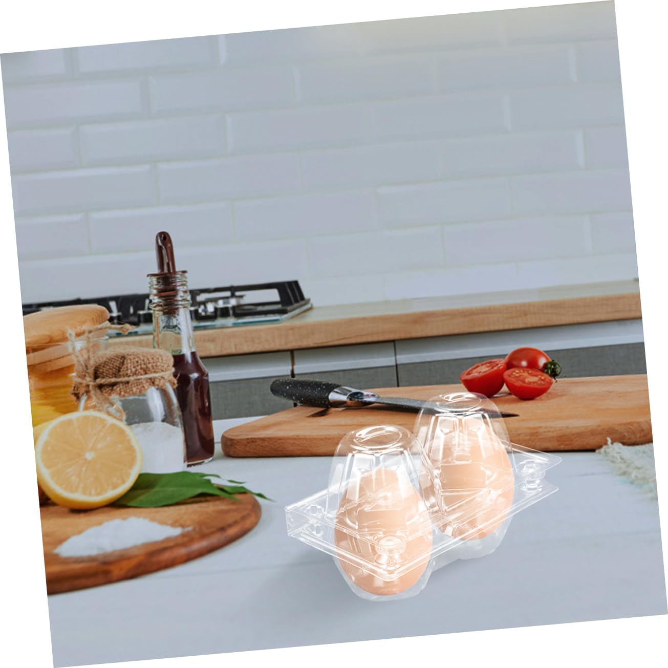 Amosfun 100pcs Medium Cartons for Safe Storage Packaging Container Lightweight and Compact Design for Refrigerators Camping and Home Use