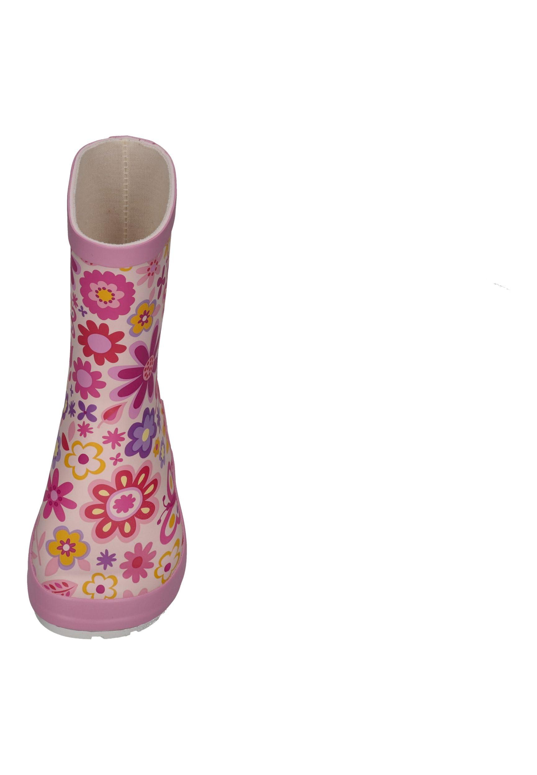 KOEL Barefoot - Gummistiefel WELLIE BARE MULTI fuchsia flowers