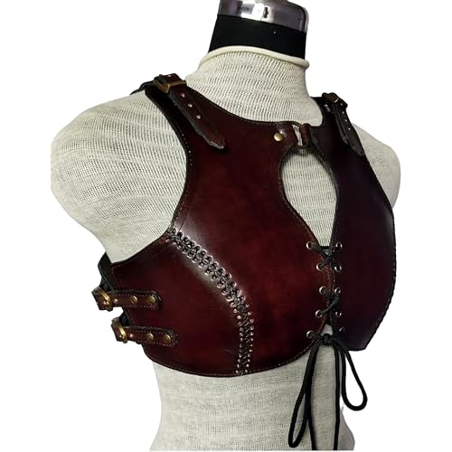 Shieldmaiden Female Armor, Leather Viking Lady Chest Plate LARP Cosplay Medieval Body Armour