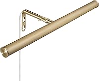 Vista 2 de Maxxima Luz LED de pared de 14 pulgadas, pantalla LED integrada, 3000 K blanco cálido, 200 lúmenes, incluye interruptor de encendido/apagado, luz