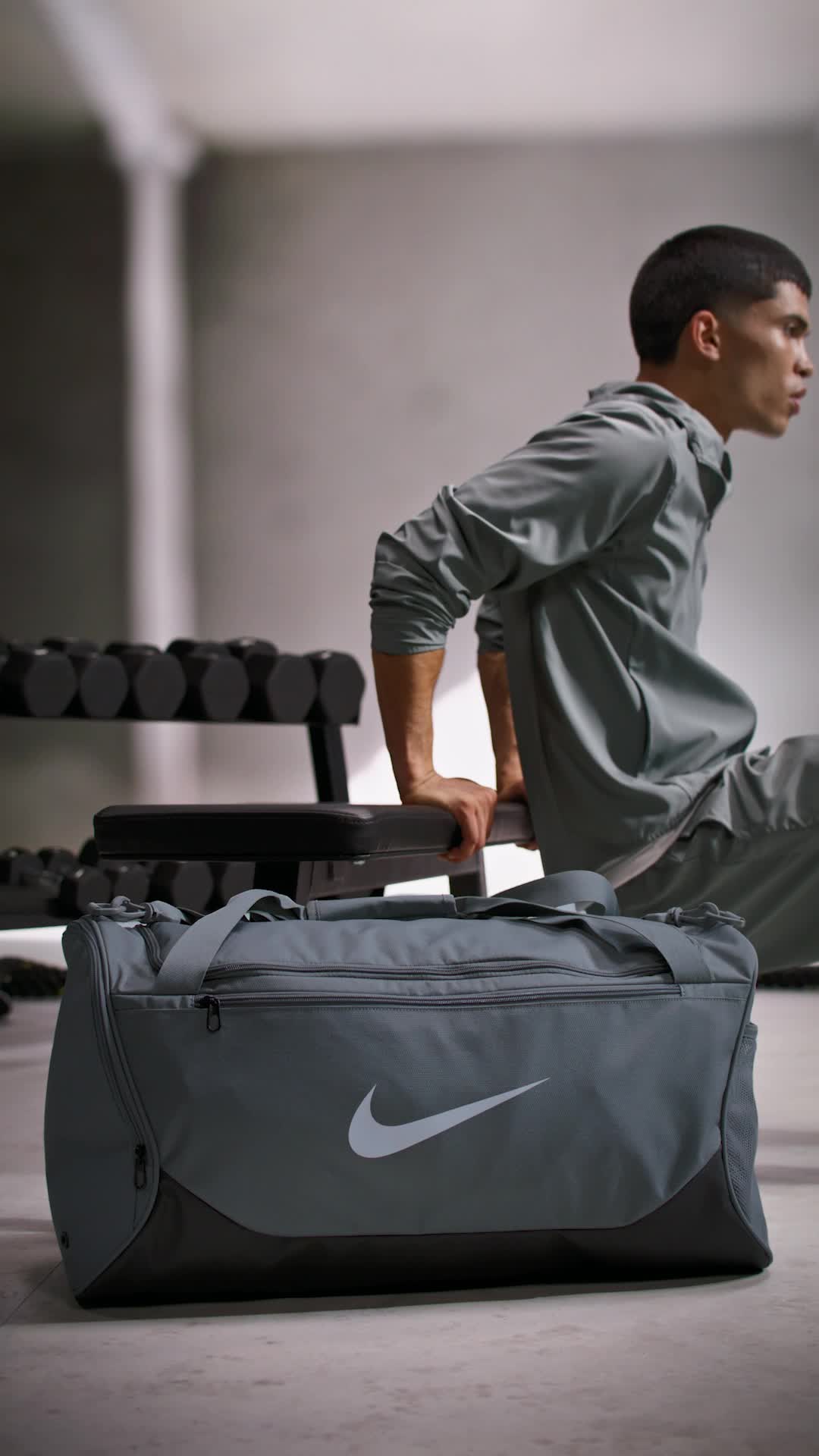 Amazon.com | Nike Brasilia Duffel (X-Small), Smoke Grey/Black