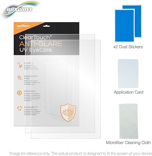 Miniatura 9 de BoxWave Screen Protector Compatible With Anbernic RG34XXSP Retro Gaming Console - Flip Design (3.4 in) - ClearTouch Anti-Glare Anti-UV EyeCare