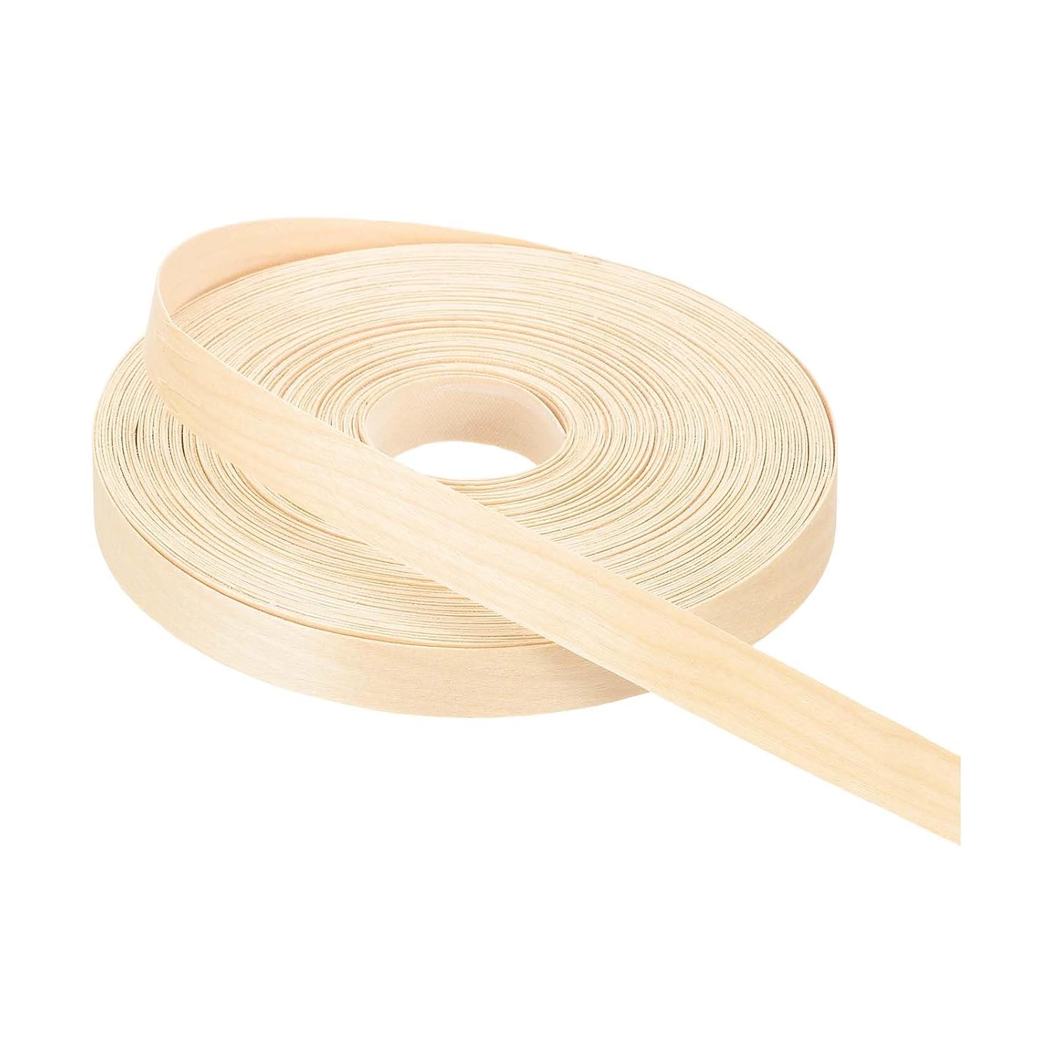 PATIKIL Red Oak Edge Banding, 1-1/2 Inch x 10 ft Wood Veneer Tape Pre-glued Flexible Plywood Edge Banding with Hot Melt Adhesive for Furniture Restoration