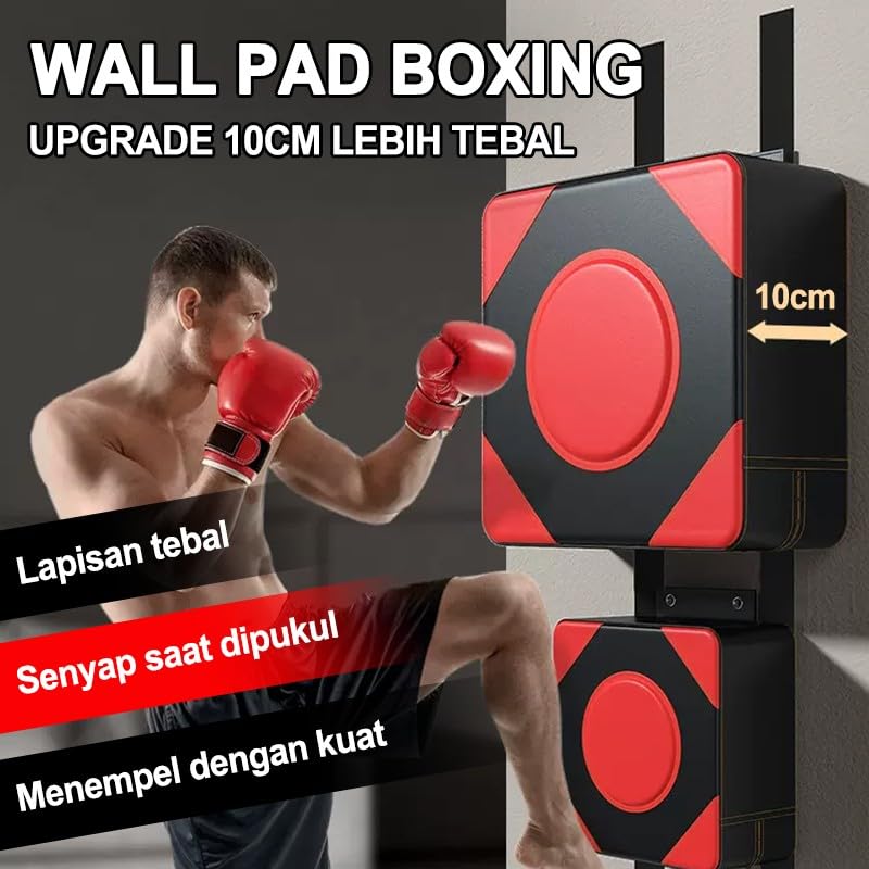 GERMANTECH FITNESS Wall Pad Boxing/Punching Box Target Boxing - 40 * 40 * 10. Sandbags Fighting Gear for Living Room | Household | Boxing | Gym 2