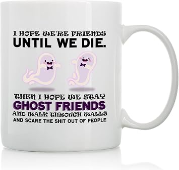 Winston & Bear I Hope We Are Friends - 11oz and 15oz Funny Coffee Mugs - The Best Funny Gift for Friends and Colleagues - Coffee Mugs and Cups with Sayings