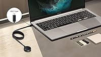 Vista 5 de SAMSUNG Cargador inalámbrico rápido oficial para Galaxy Watch USB-C para Galaxy Watch5, Watch 5 Pro y 27 W PD cargador rápido de coche tipo C