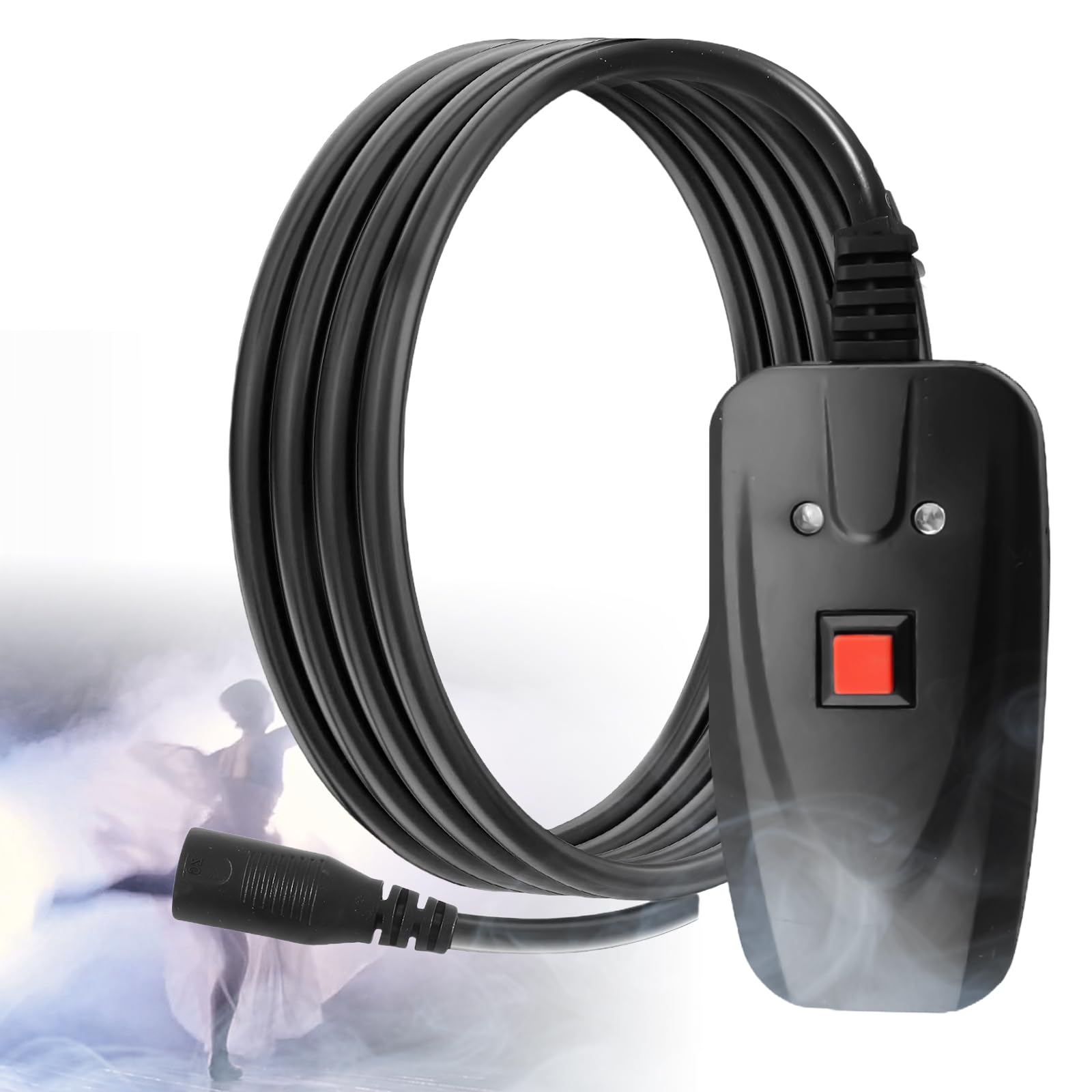 Controllo remoto portatile a 3 pin per macchina del fumo da 400 W, 900 W, 1500 W, telecomando per macchina del fumo, ricevitore per macchina del fumo, per Halloween, Natale, matrimoni, spettacoli