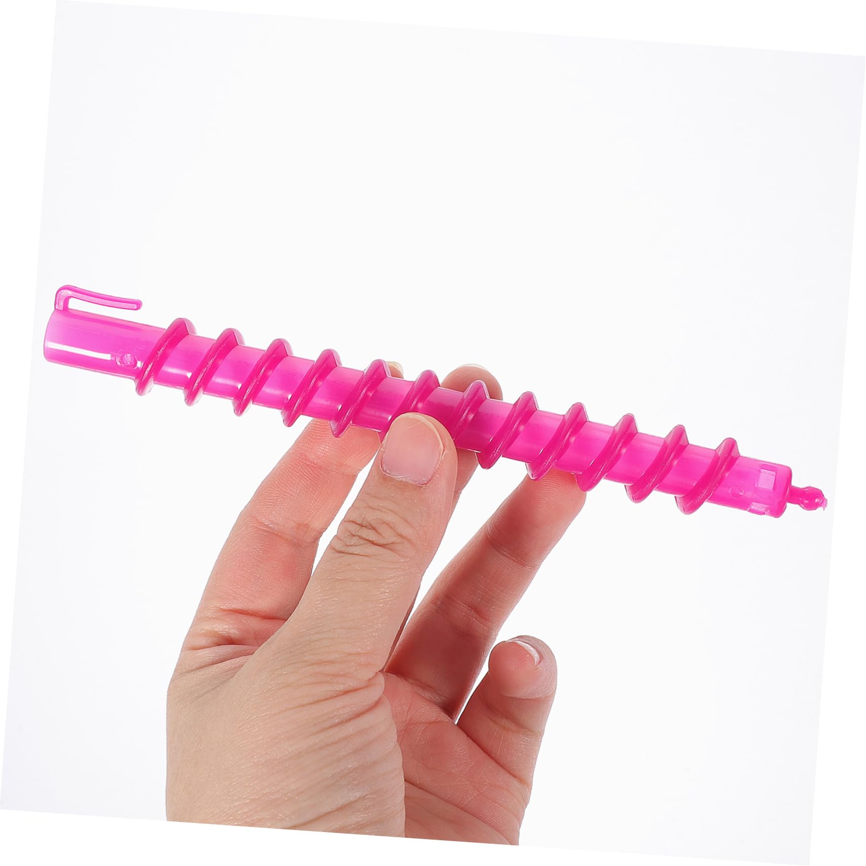 Lot de 100 bigoudis permanents en spirale pour cheveux longs, grands bigoudis avec maintien sûr pour vagues froides, outils de cheveux pour femme, couleur aléatoire