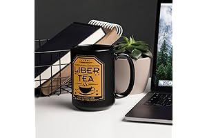 Liber-Tea Helldivers 2 Sided Helldivers Taste Democracy Black Mug: Awaken Your Inner Freedom Fighter