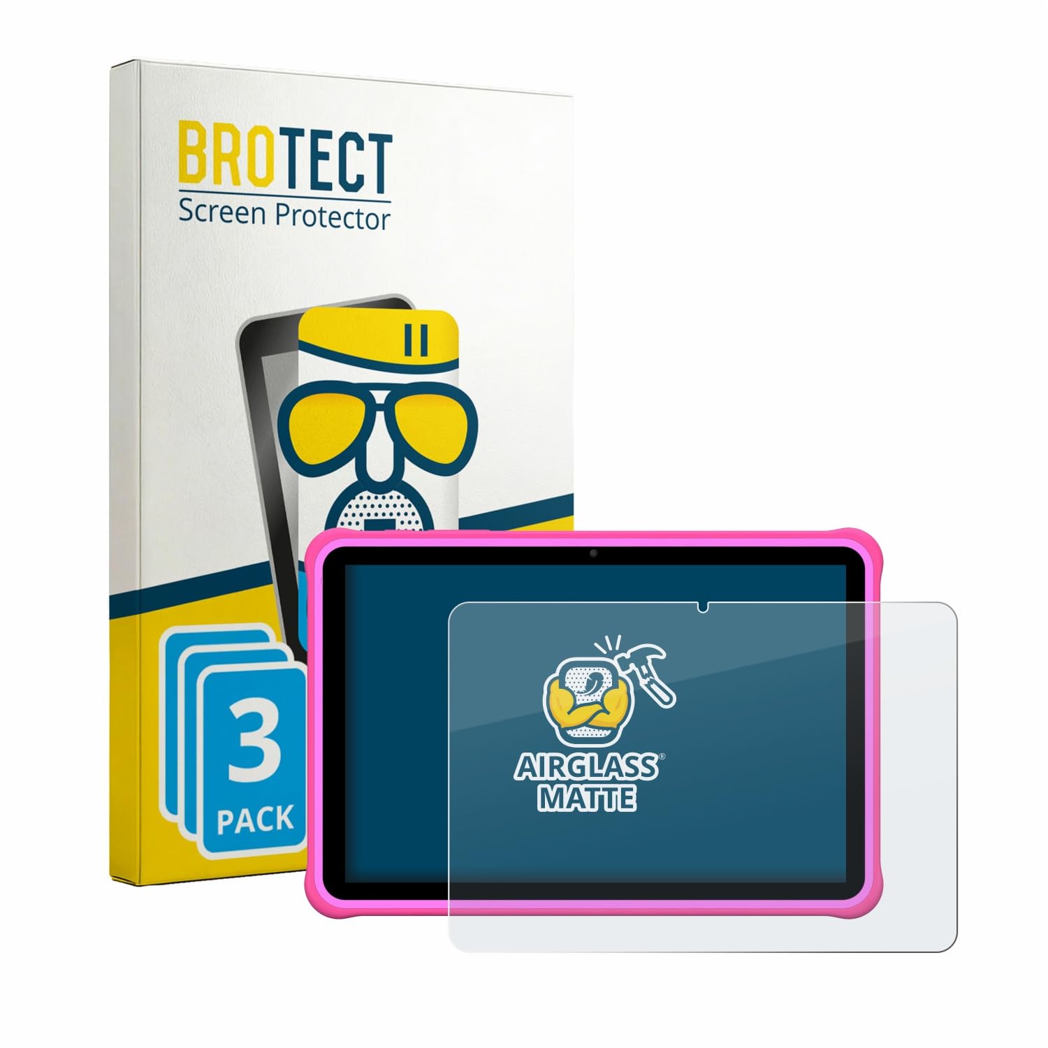 BROTECT Protector Pantalla Mate Cristal para FASTWD L231-EEA 10.1" (3 Unidades) Protección Anti-Reflejos