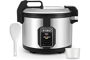 SYBO Commercial Rice Cooker with 60-Cup Capacity