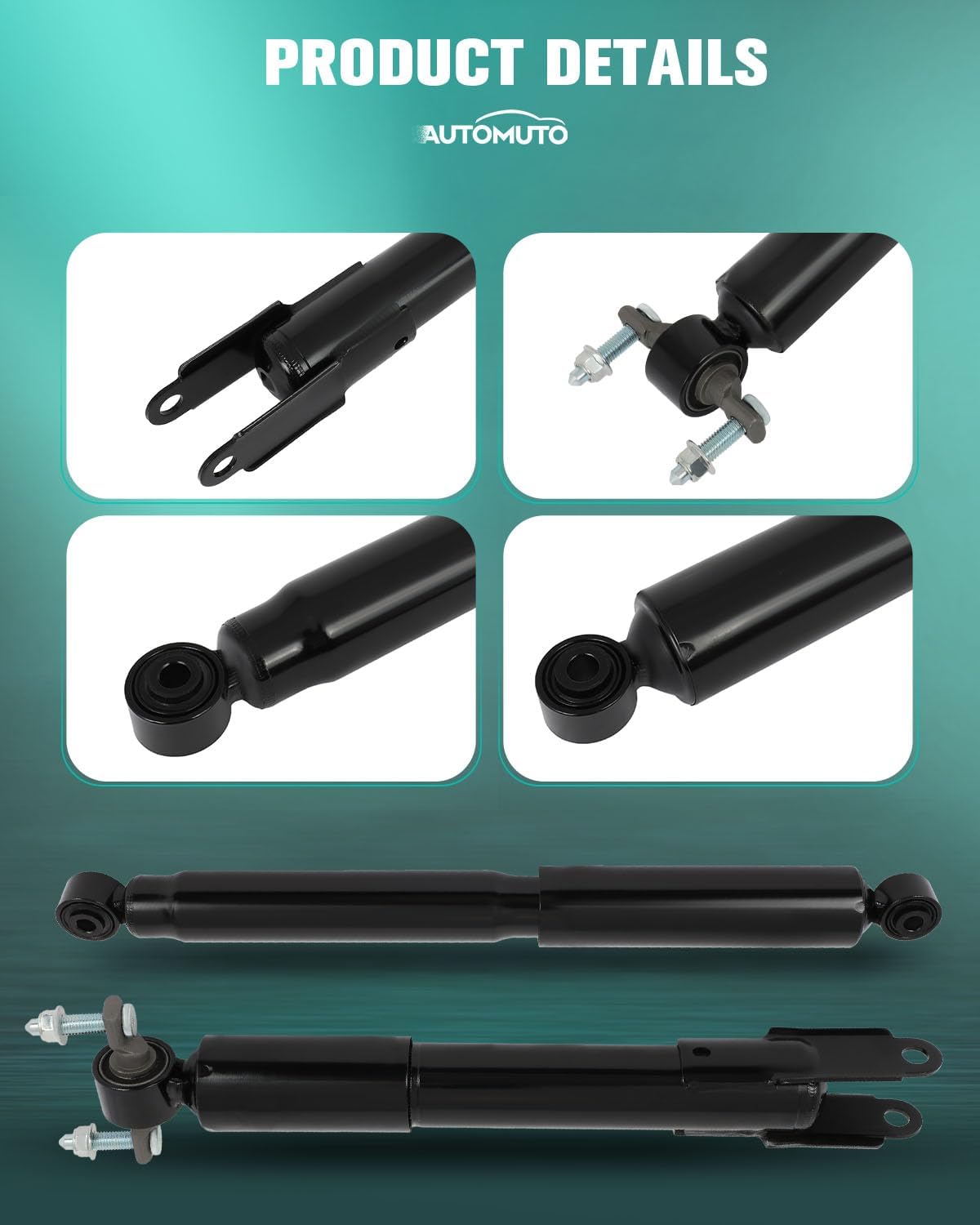 4x Struts AUTOMUTO Shock Absorbers Fits 2011-2017 for Chevy Silverado 2500 HD,2011-2017 for Chevy Silverado 3500 HD,2011-2017 for GMC Sierra 2500 HD with 345624 911447 911303 Auto Shocks - Front Rear