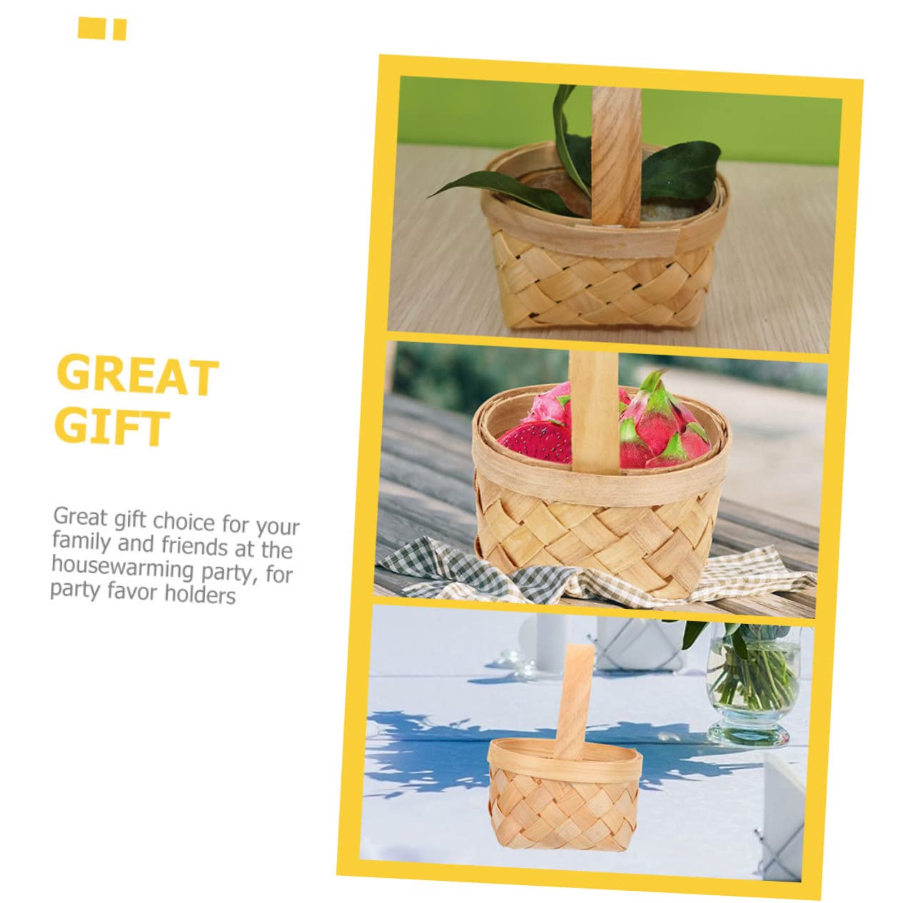 TOPBATHY 25stücke Miniatur Wicker Basket Rustikaler Blumenkorb Für Hochzeiten Partys Und Gastgeschenke Handgefertigte Wäschekörbe