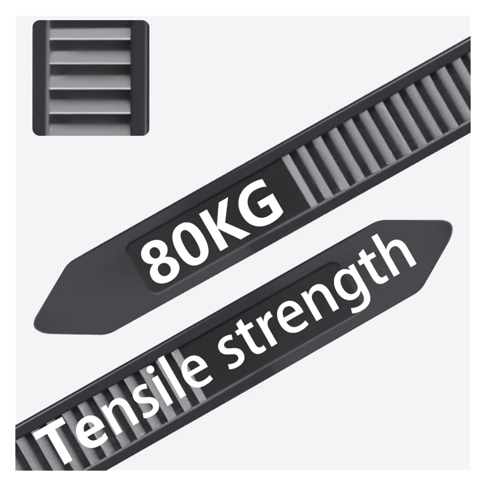 Bridas de nailon 100 Uds ancho 9MMx 400/500/600/1200 bridas for cables de nailon autoblocantes plástico extragrande engrosamiento resistente(10 Series Black,9x600mm 100pcs)