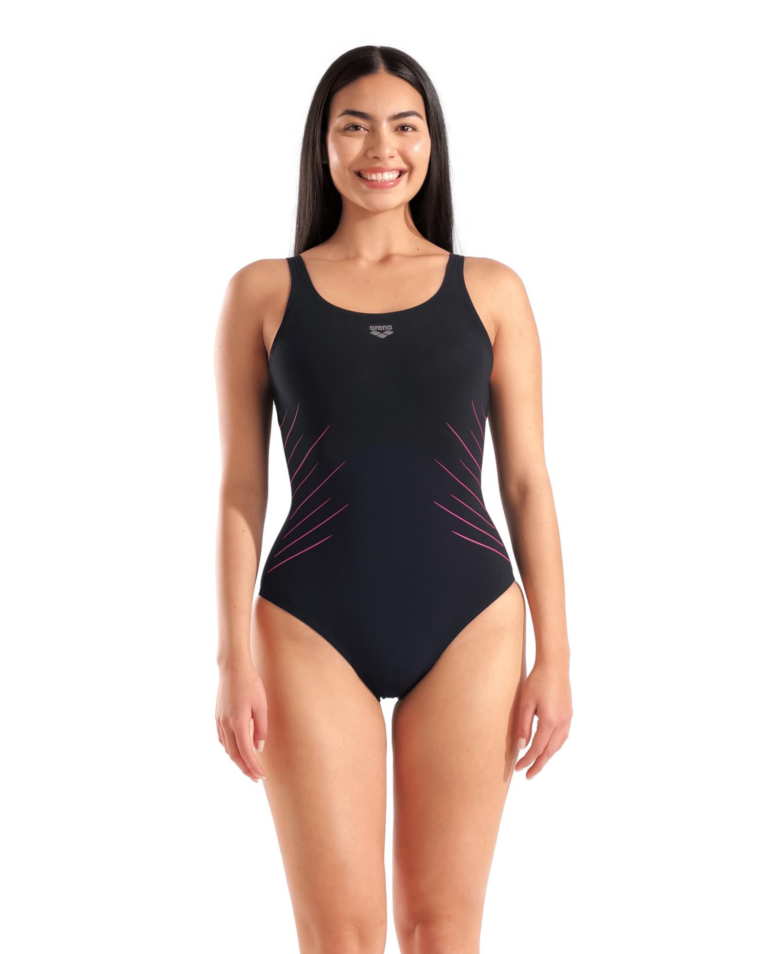 ARENA Women's W Swimsuit Isa Squared Back One Piece