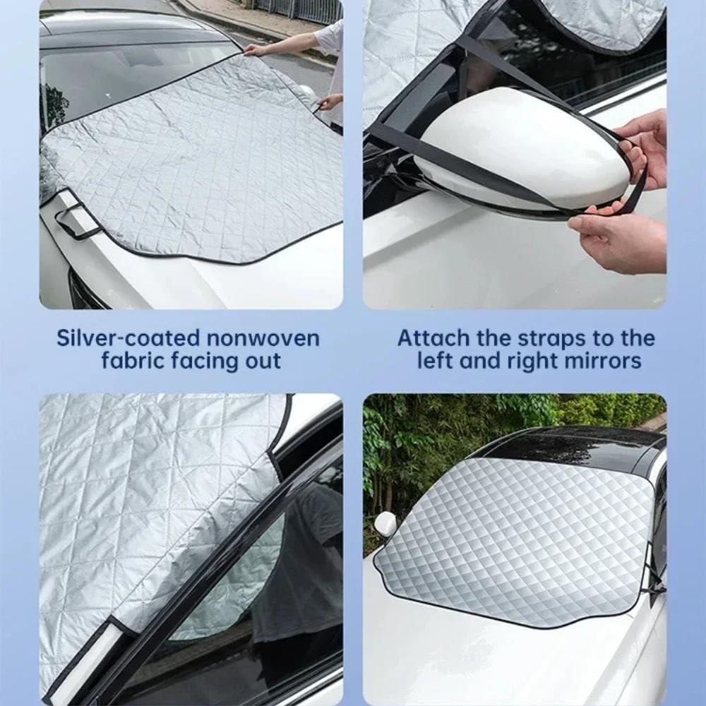 Auto Copertura Neve per CRV per Civic per Insight per Ridgeline per Il Jazz per Accord Parabrezza Anteriore della Protezione Anti-Gelo Pellicola Protezione Veicoli(128 160)
