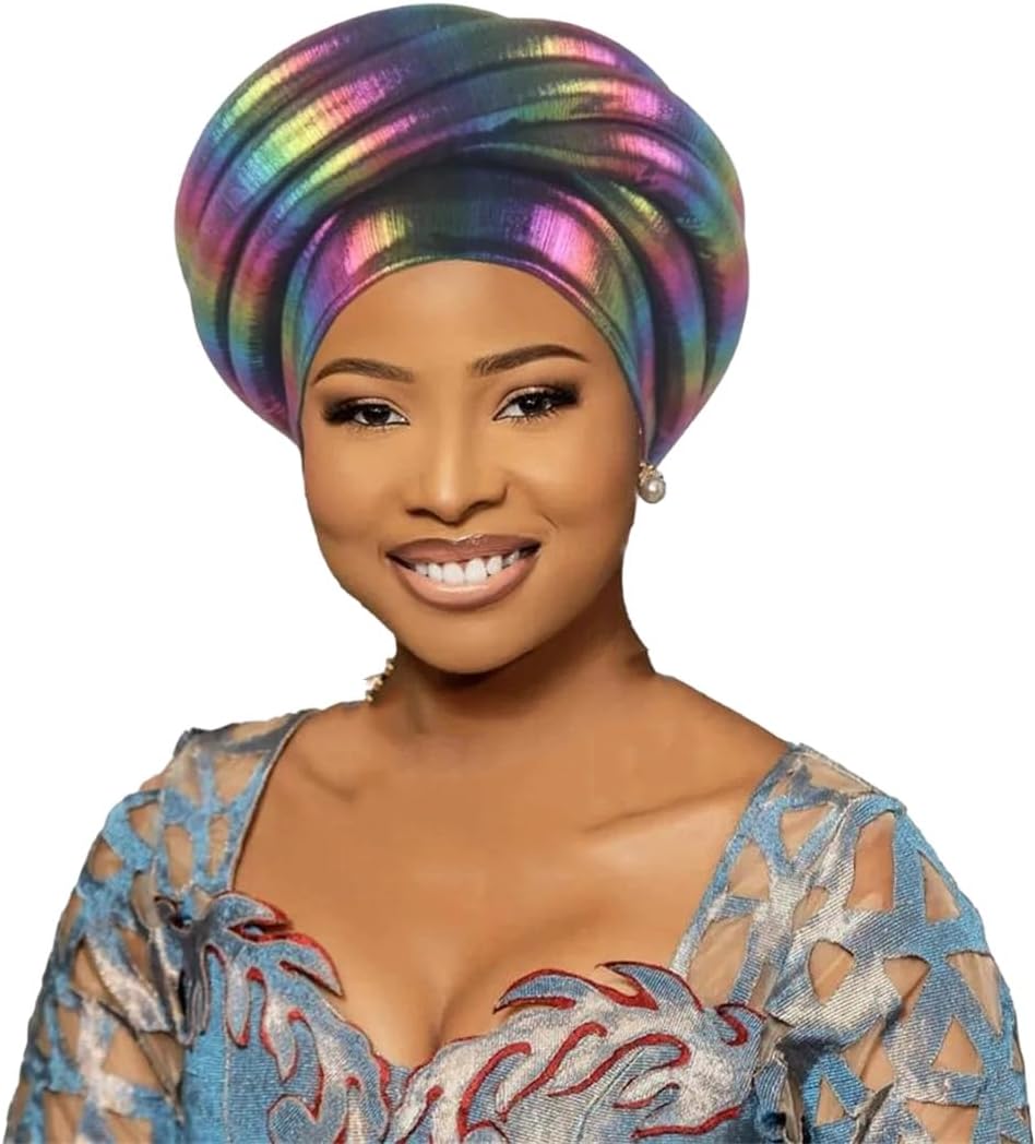 Dvbfufv Women Pleated Turban Cap For Lady Headwraps Muslim Headscarf Hat African Headpiece Headwear