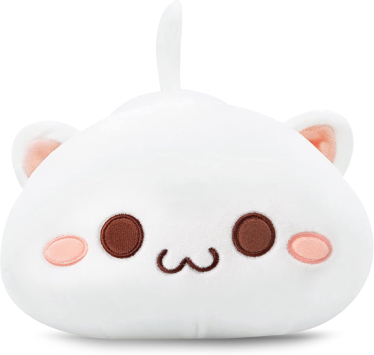 Onsoyours Cute Kitten Plush Toy Stuffed Animal Pet Kitty Soft Anime Cat Plush Pillow for Kids (White Cat, 12") - Image 6