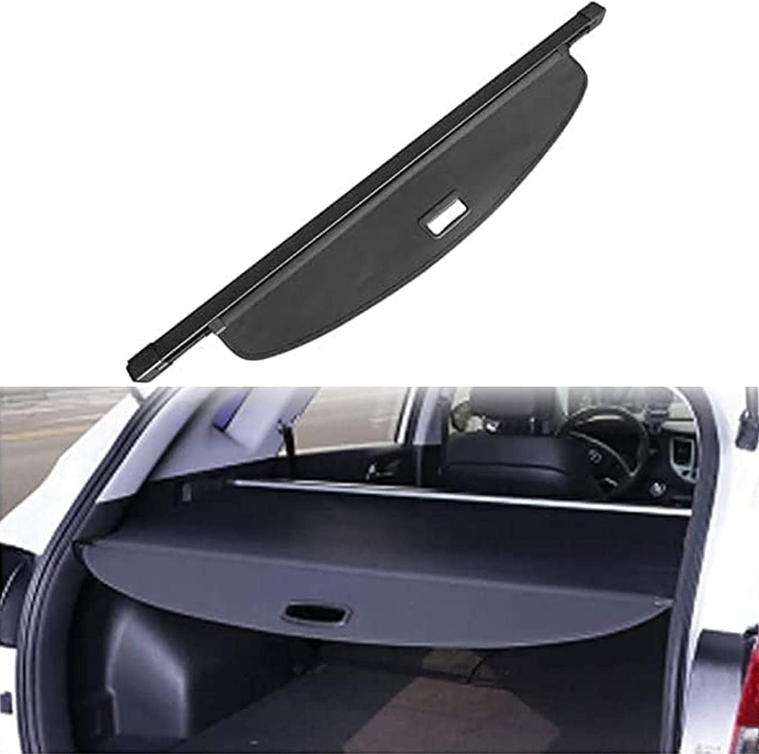 Cortina maletero para Mazda CX-7 2007-2012 ZADIKO estante trasero retráctil de carga
