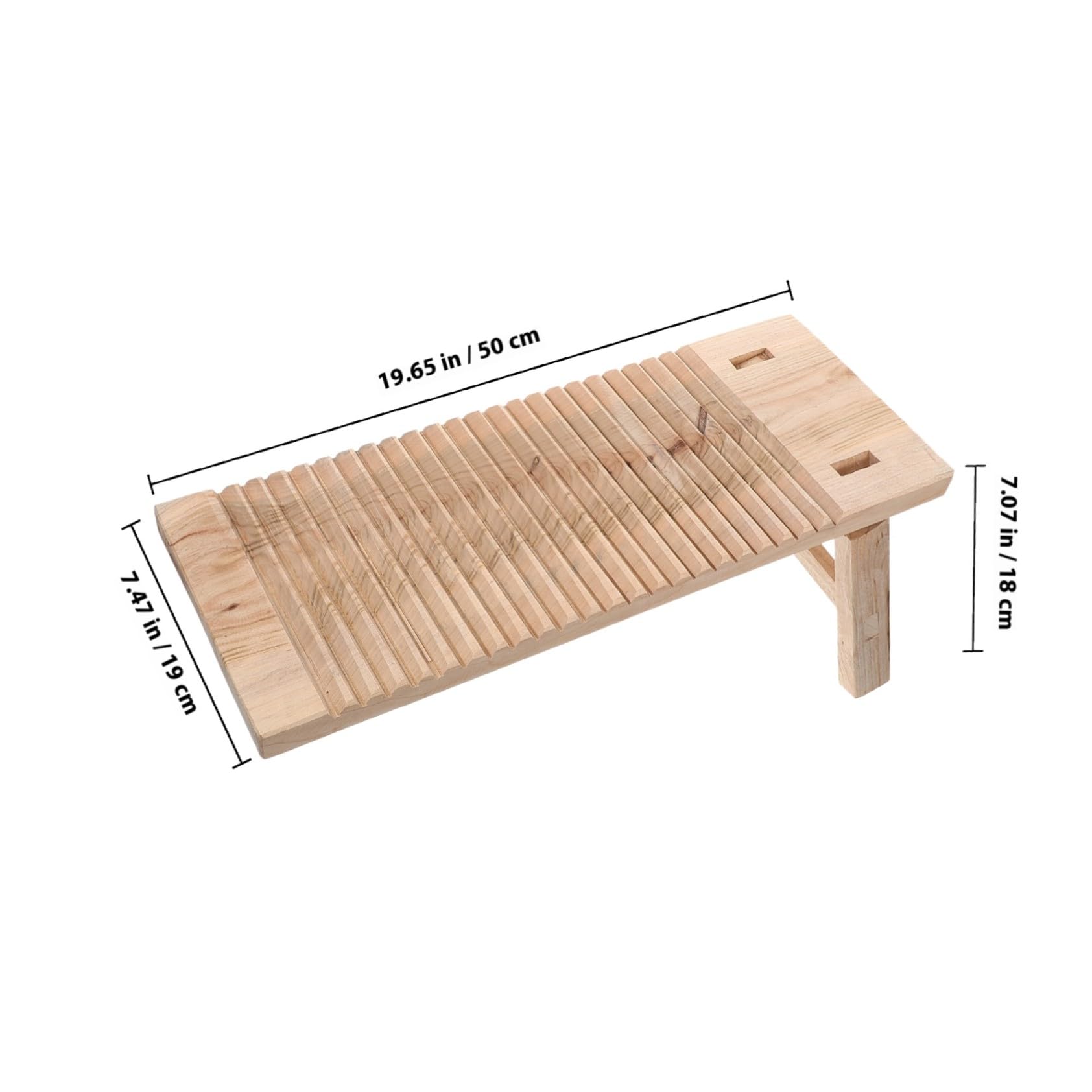 Ipetboom Asse da Lavare in Legno Spesso Gambe Antiscivolo, Alta Resistenza e Design Creativo, per Lavare Vestiti per Ragazzo Ragazza e Pannolini a Casa