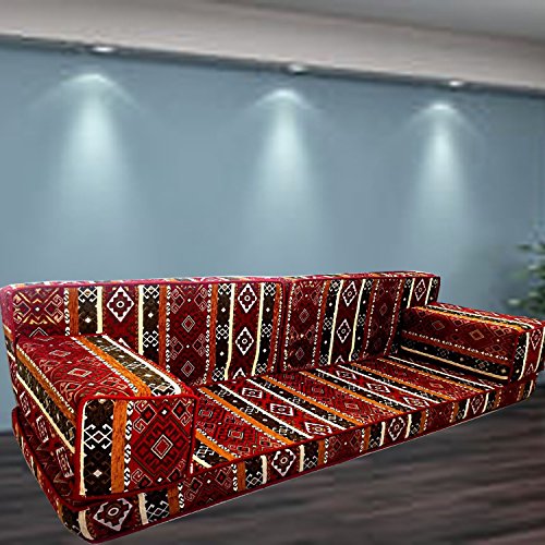 Spirit Home Interiors Bodensessel | Boden Sitz Sofa | Boden Couch | Ecksofa | Eckcouch | Schlafsofa | Orientalische…