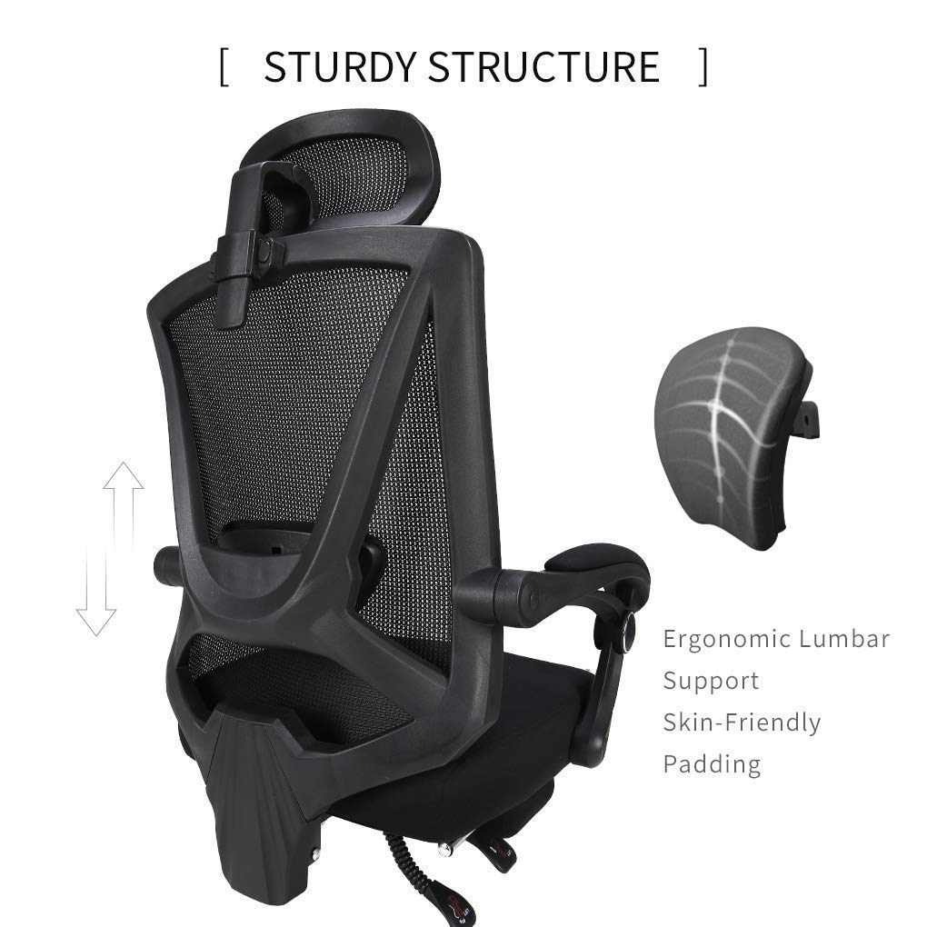 Buy Hbada Office Desk Reclining Chair Adjustable High Back Ergonomic