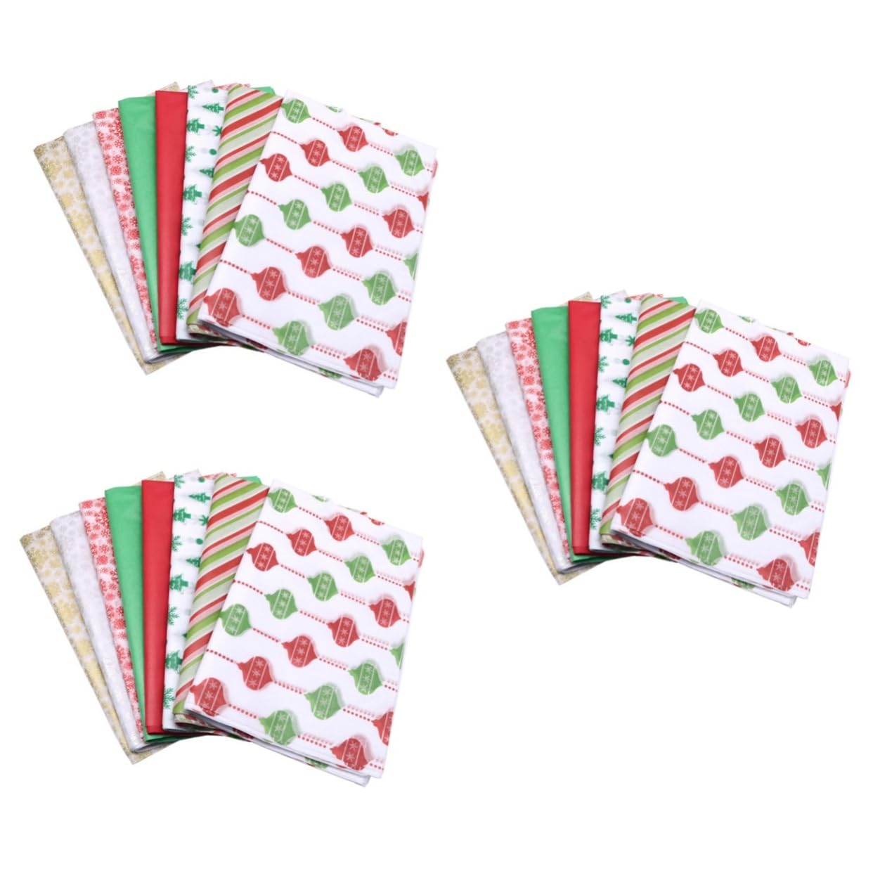 FRCOLOR 150 pièces de papier pour poire de Noël, cadeau de fleurs, papier d'emballage, papier d'emballage cadeau pour Noël, papier Sydney x66