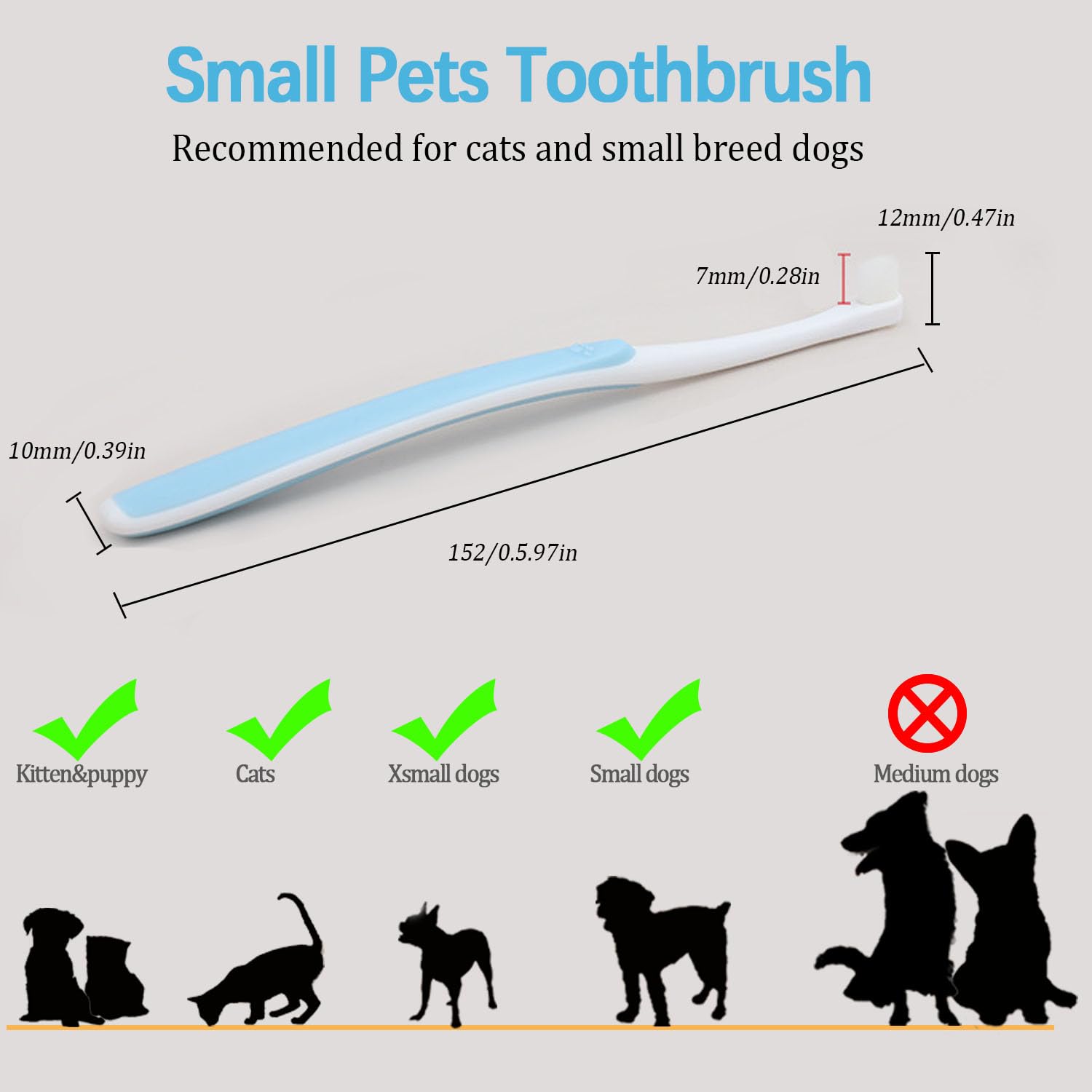 JGocot Pet Toothbrush